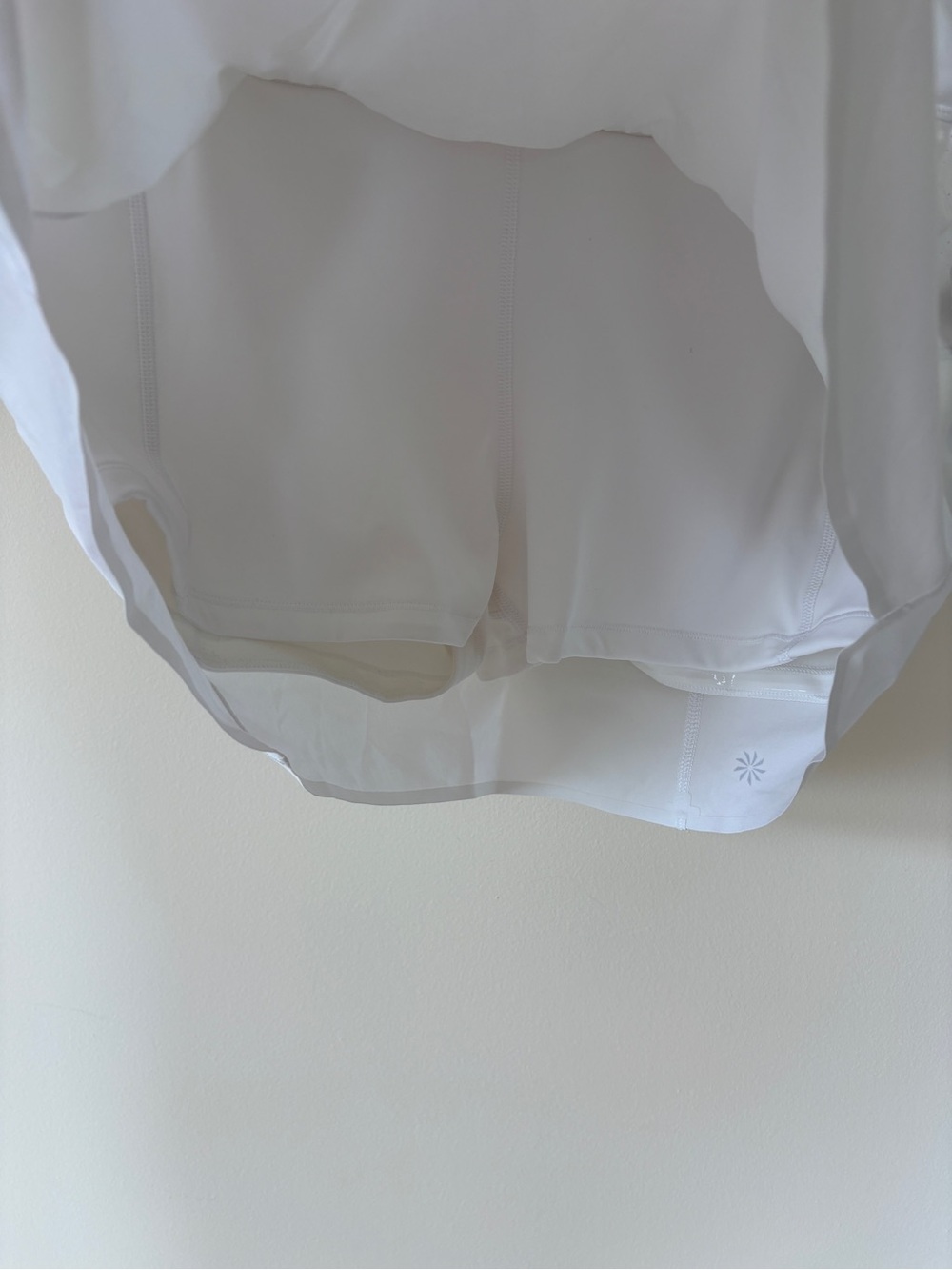 Athleta White Athletic Skort with Built-In Shorts - Picture 4 of 6